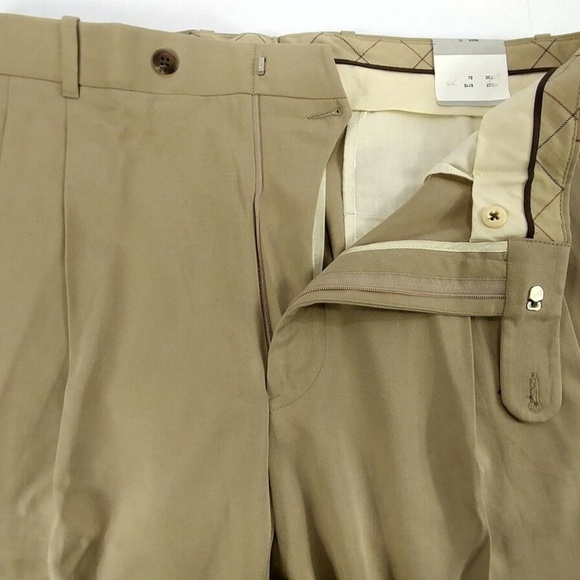 Riviera Sport Sir Gawain Mens Tan 50% Rayon Pants - Picture 6 of 8
